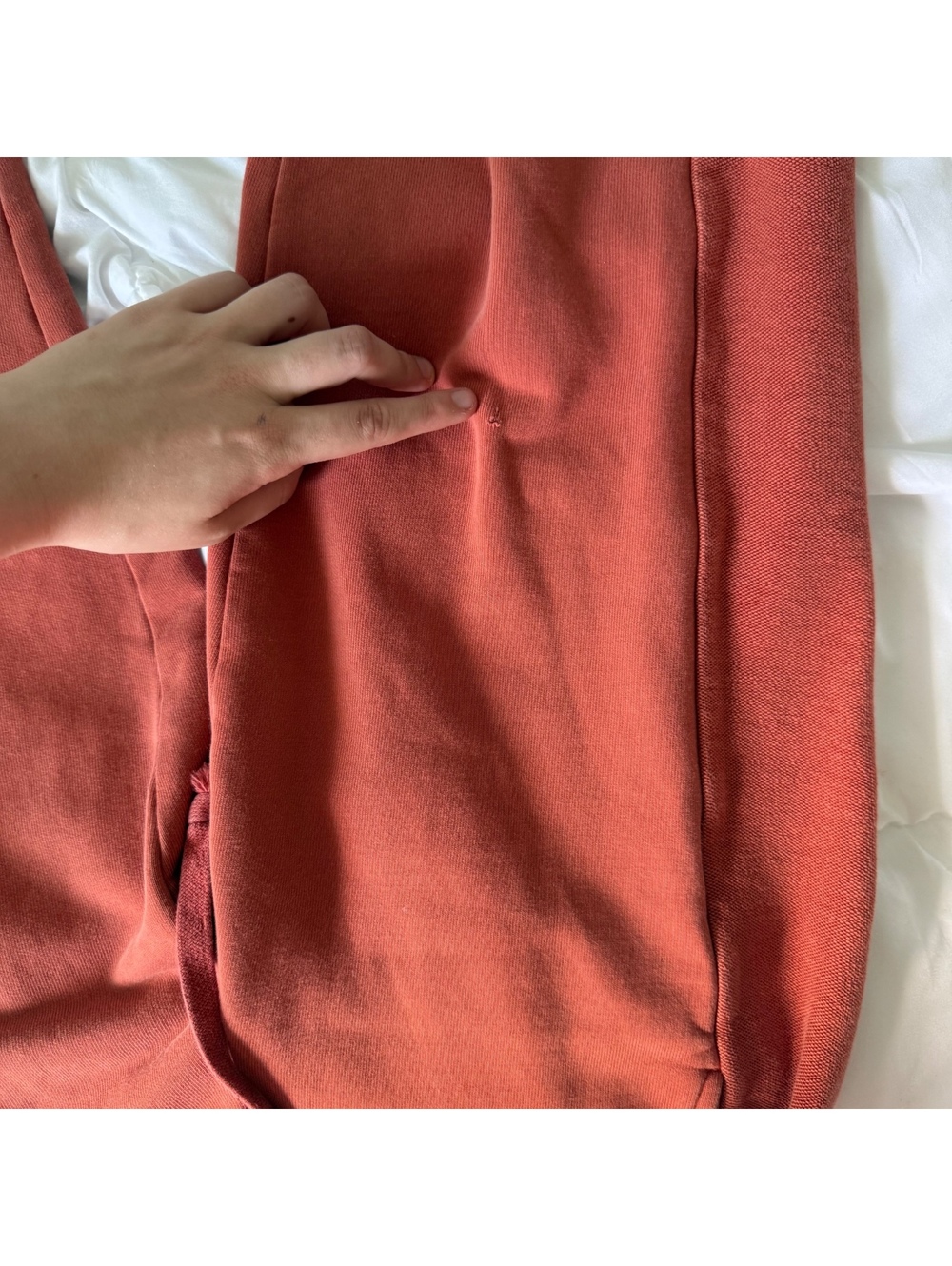 aerie burnt orange sweatpants joggers small - Picture 5 of 7